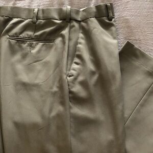 Men's Tan Pants Croft and Barrow 34x29